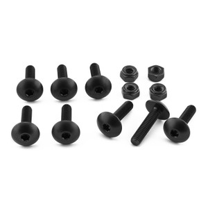 Kit Viti Ergal Plexiglass Benelli TRK 502 Nero Kit Viti Ergal Plexiglass Benelli TRK 502 Nero