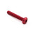Viti brugola testa bombata ergal M4 x (0.7mm) x 25mm Rosso