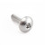Viti brugola testa bombata ergal M5 x (0.80mm) x 16mm Argento