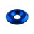 Rondella svasata Ergal M6 x 22mm diam. est. Blu