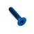 Vite in Titanio testa svasata M6 x (1.00mm) x 30mm Blu