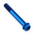 Vite Titanio Testa Esagonale M10 x (1.25mm) x 75mm Blu
