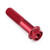 Ergal - Testa Forata M10 x (125mm) x 45mm Laserata Rosso