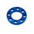 Titanio - rondella forata M12 (24mm d/e) Blu