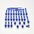 Kit Viti Ergal Carter Motore ZX-9R E1-E2 Ninja Testa Forata Corsa Blu