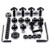 Kit viti carena Ergal Honda NX650 Nero