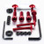 Kit viti carena Ergal Honda XLR650 Rosso