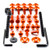 Kit viti carena Ergal Triumph Daytona 955i 02-03 Arancio