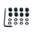 Aluminium Screen Kit (4mm Italian Bikes) 8 Bolt Ancillary Aluminium Screen Kit (4mm Italian Bikes) 8 Bolt Ancillary