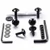 Kit Bulloneria Parafango Ant-Post Ergal Nero