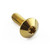 Vite Inox Testa Bombata M5 x (08mm) x 16mm Oro Vite Inox Testa Bombata M5 x (08mm) x 16mm Oro