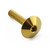 Vite Inox Testa Bombata M5 x (08mm) x 25mm (16mm Testa) Oro Vite Inox Testa Bombata M5 x (08mm) x 25mm (16mm Testa) Oro