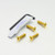 Kit Viti Inox Plexiglass Aprilia 4 Viti Oro