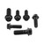 Inox - Kit Viti attacchi telaio-motore Nero