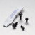 Inox - Kit Viti Fissaggio Staffa Supporto Sella Nero