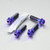 Titanio - Viti Montaggio pinze freno ant DualDrive Foschia Viola