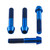 Titanio - Kit Viti Testa Conica Montaggio Pinza Radiale Ant. M10x(1.25mm)x55mm Blu