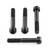 Titanio - Kit Viti Testa Conica Montaggio Pinza Radiale Ant. M10x(1.25mm)x65mm Nero