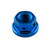 Dado Flangiato in Titanio M10x(1.25mm) Forato Blu