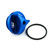 Tappo rabbocco olio in ergal Kawasaki Standard Blu