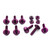 Kit Viti Ergal Plexiglass Benelli TRK 502 Viola