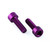 Ergal - viti supporto borraccia M5x(0.80mm)x16mm testa cilindrica confezione da 2 Viola