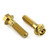 Stainless Steel Front Axle Pinch Bolt Kit Gold