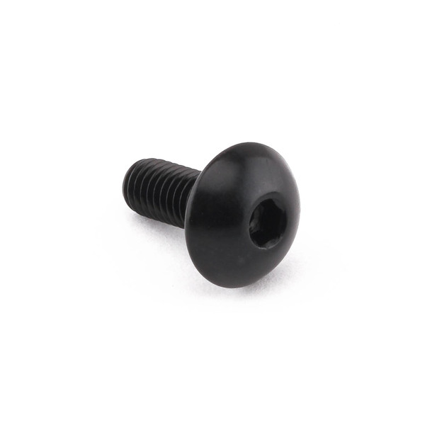 Viti brugola testa bombata ergal M5 x (0.8mm) x 12mm Nero