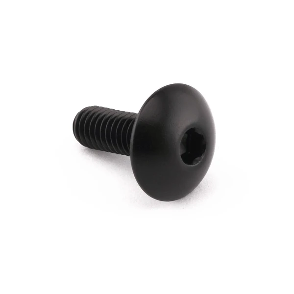 Viti brugola testa bombata ergal M6 x (100mm) x 16mm Nero