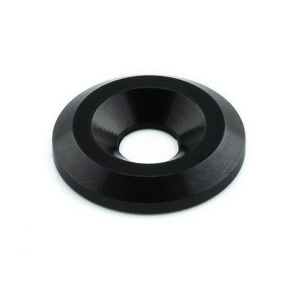 Rondella svasata Ergal M6 x 22mm diam. est. Nero