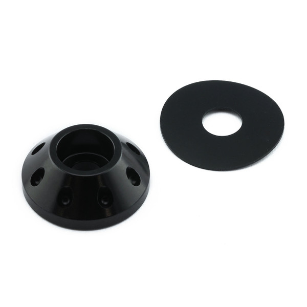 Rondelle Coniche Ergal 25mm diam est - usare con LPB6 Nero
