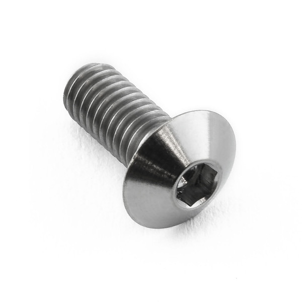 Titanio - Vite Testa Bombata M4 x (07mm) x 10mm