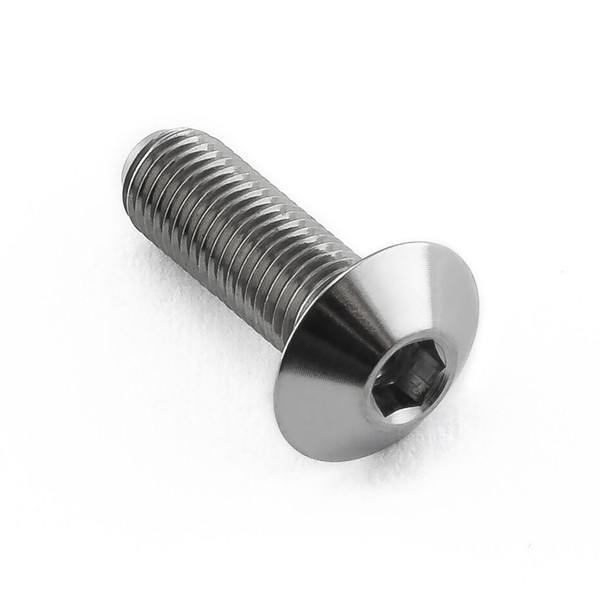Titanio - Vite Testa Bombata M4 x (05mm) x 12mm