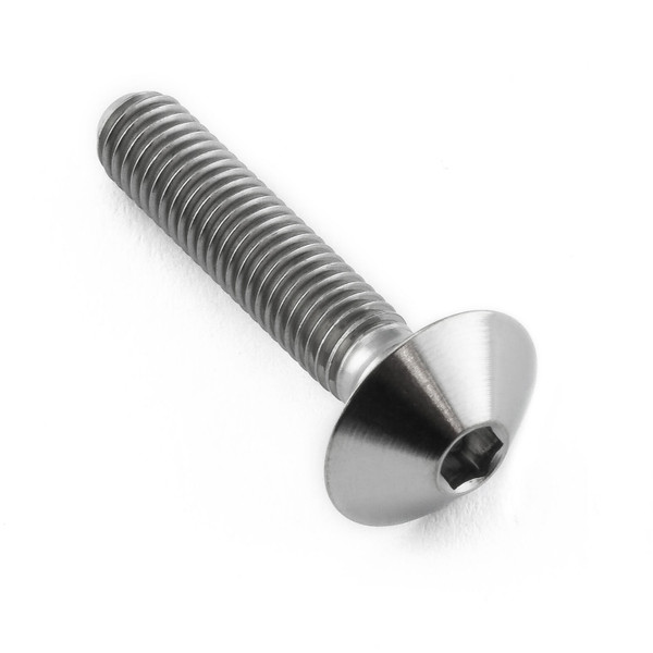 Titanio - Vite Testa Bombata M5 x (08mm) x 25mm