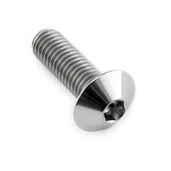 Titanio - Vite Testa Bombata M8 x (125mm) x 25mm