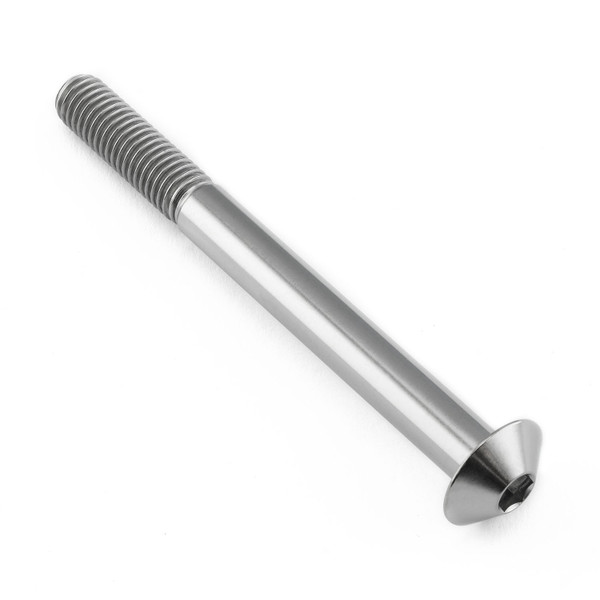 Titanio - Vite Testa Bombata M8 x (125mm) x 85mm