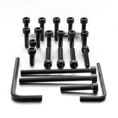 Ergal/Accessori Moto/Motore - Kit Viti Nero