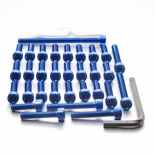 Kit Viti Ergal Carter Motore CBF1000 ABS '09+ Blu