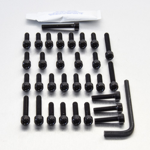Kit Viti Ergal Carter Motore Aprilia RSV4 Factory '09+ Nero