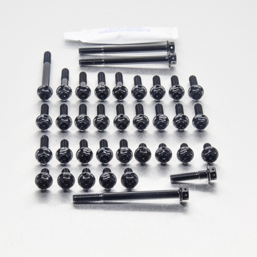 Kit Viti Ergal Carter Motore G' Canyon 900 '98-'00 Testa Forata Corsa Nero