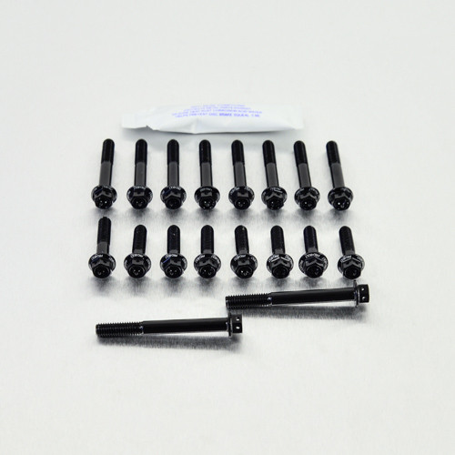 Kit Viti Ergal Carter Motore CMX 250 Rebel '95-'00 Testa Forata Corsa Nero