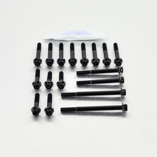 Kit Viti Ergal Carter Motore Honda CB250 '95-'00 Testa Forata Corsa Nero