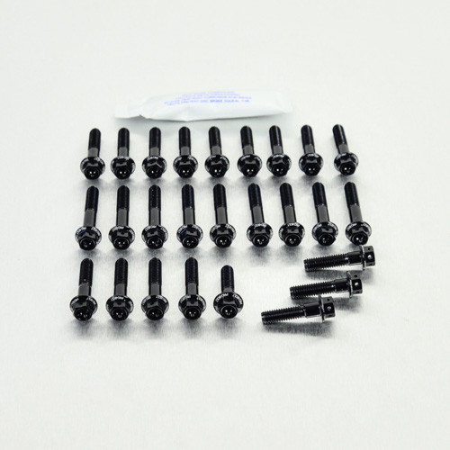 Kit Viti Ergal Carter Motore CBR600 FX -FY-F1-F5 Testa Forata Corsa Nero