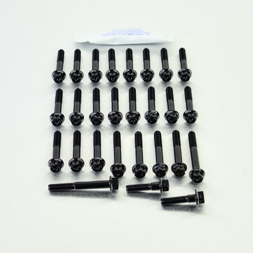 Kit Viti Ergal Carter Motore NT650 VW-V1 '98-'01 Testa Forata Corsa Nero