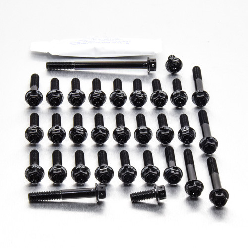 Kit Viti Ergal Carter Motore ZX10R C1H-C2H Testa Forata Corsa Nero