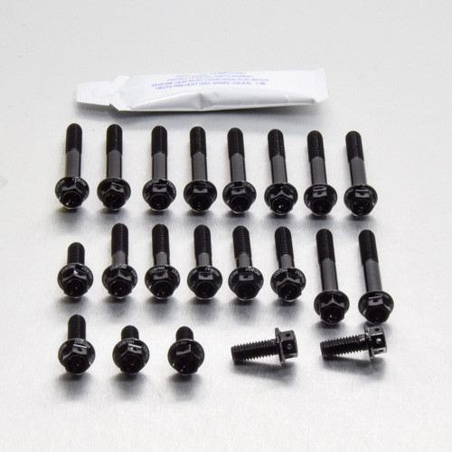 Kit Viti Ergal Carter Motore 4 Stroke EXC250 '03+ Testa Forata Corsa Nero