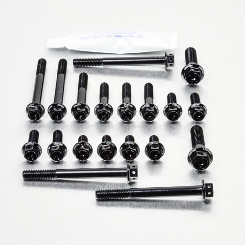 Kit Viti Ergal Carter Motore 2 Stroke SX250 '08+ Testa Forata Corsa Nero