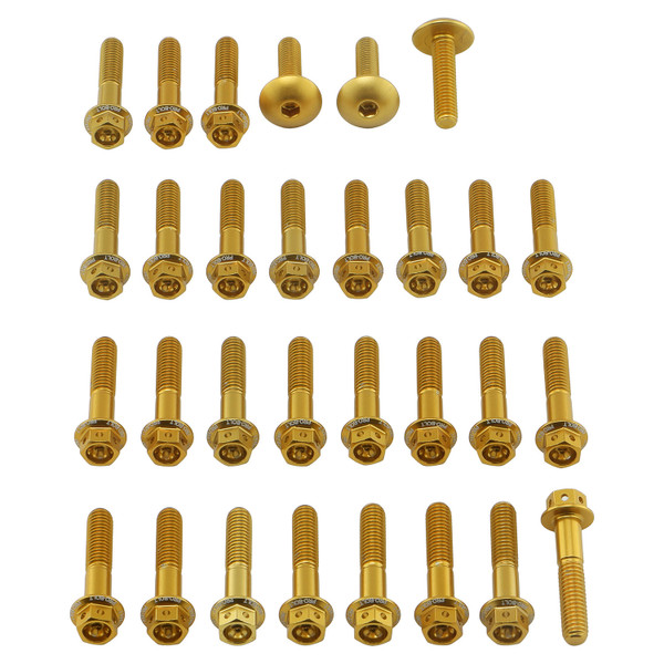 Kit Viti Ergal Carter Motore 10-15 GSX1250 FA Testa Forata Corsa Oro