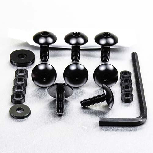 Kit viti carena Ergal Honda Hornet CB600SF '00-'01 Nero