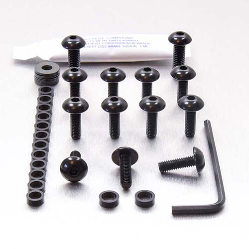 Kit viti carena Ergal Aprilia SMV Dorsoduro 750 Nero